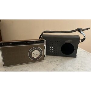 Zenith All Transistor Royal 51 Radio And Case Untested